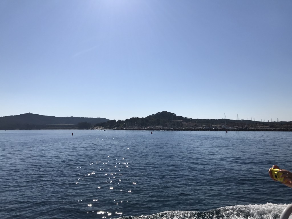 in viaggio verso porquerolles